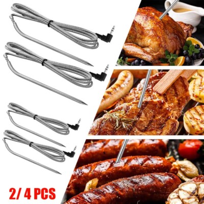 2/4X Replacement Probe Meat Temperature for PT1000 Pit Boss Pellet Grill Smokers