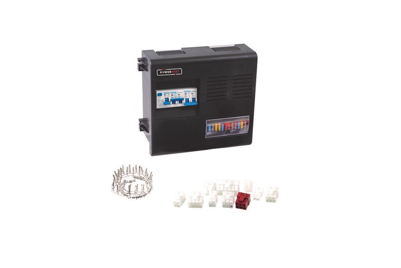 Campervan Motorhome Converter PDU Power Distribution Unit With Terminal Kit