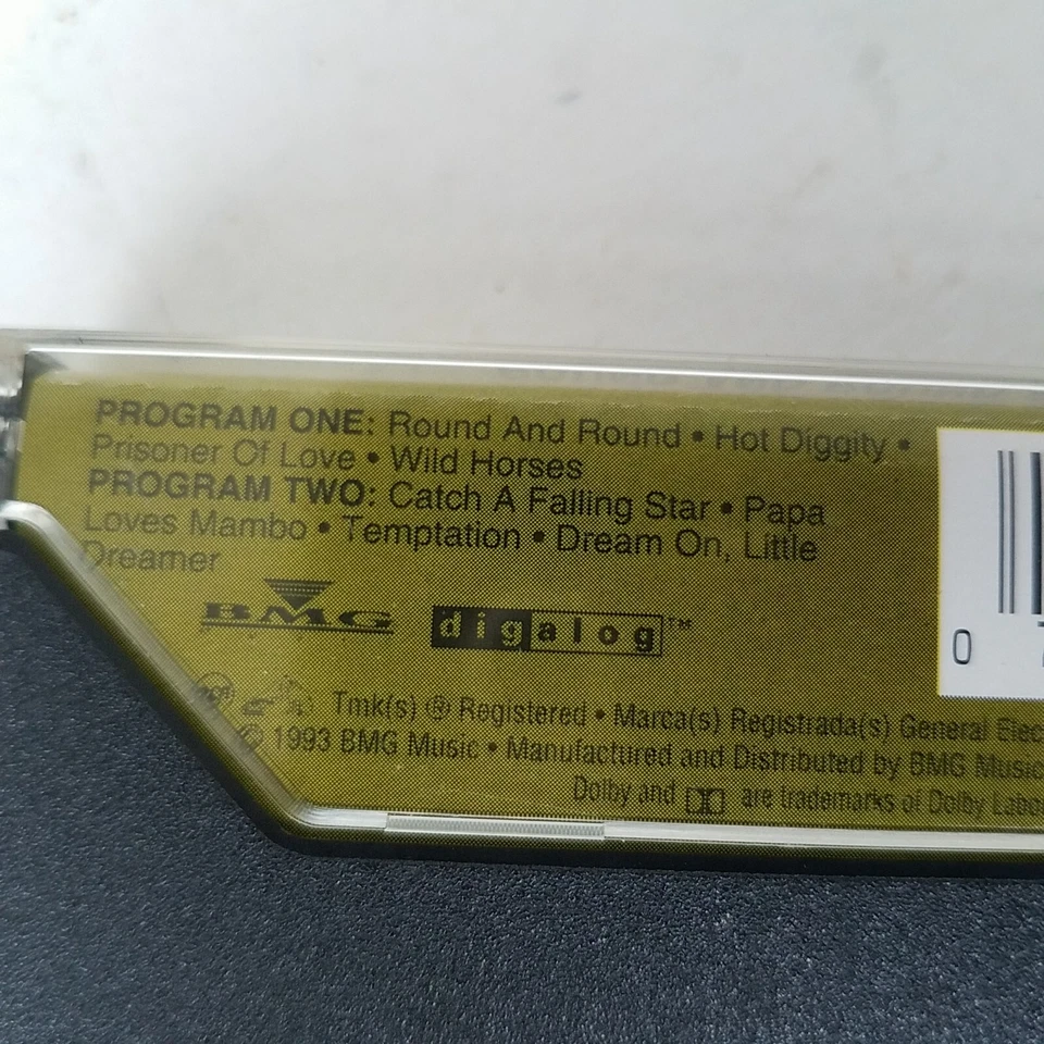 Perry Como Round And Round & Other Hits Cassette Tape 1993 BMG Music — 第 4/4 张图片