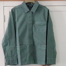 Bnwt Lands' End Clothing Women's Regular Canvas Shirt Jacket Size M Uk 14-16