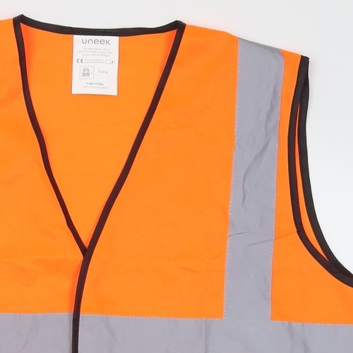 Chaqueta naranja para hombre Uneek talla XL gancho y bucle - desgaste en el trabajo - Imagen 4 de 12