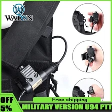 Military Headphone PushTo Talk Kenwood PTT For COMTAC/MSA/EARMOR/TCA Headsets