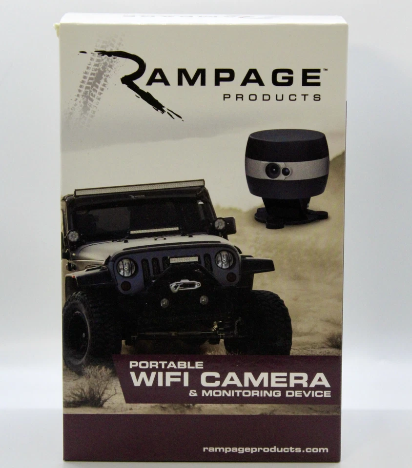 Cámara de respaldo universal portátil Wi-Fi Rampage Products 7710 - DAÑADA - USADA Foto 3 de 4