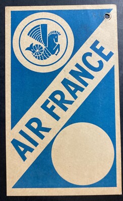 France Air France Athens Baggage Tag Label