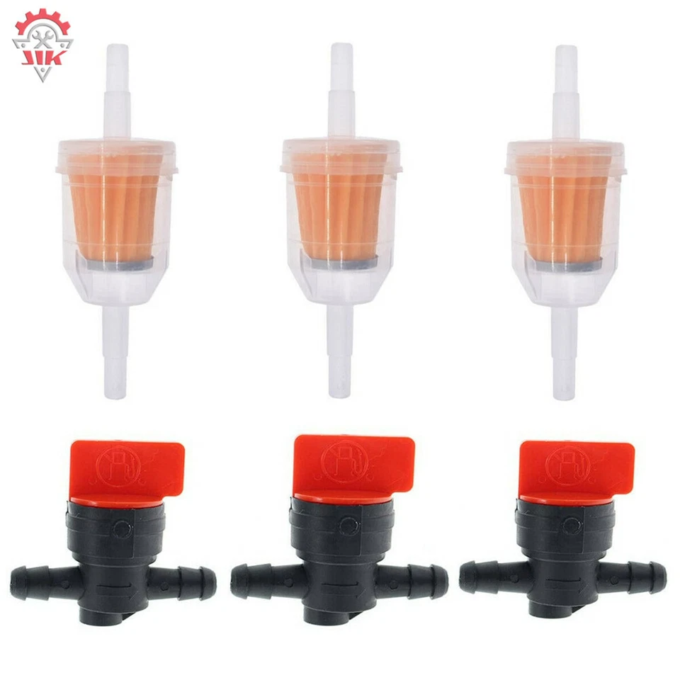 Válvula de cierre de combustible en línea de 3 x 1/4" para Ducati Rokon Montesa Penton Maico Greeve Foto 3 de 4