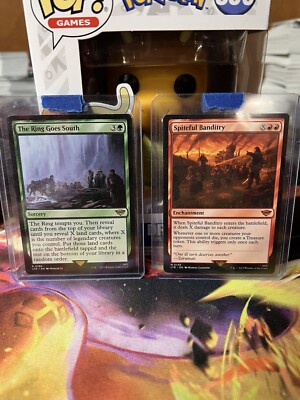 MTG Lord of the Rings Spiteful Banditry 0149 & The Ring Goes South  0186 Both NM
