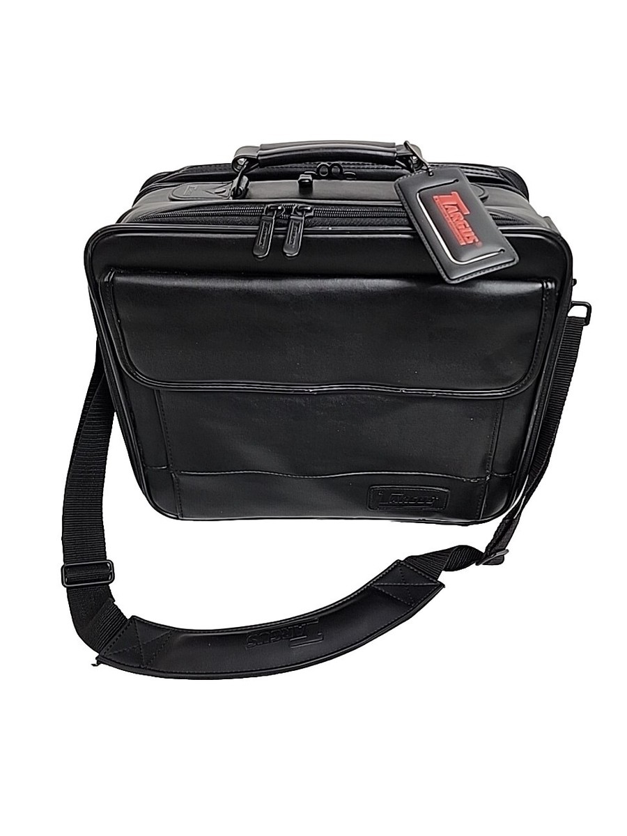 Targus Leather Laptop Case Messenger Bag Briefcase Travel Carry On