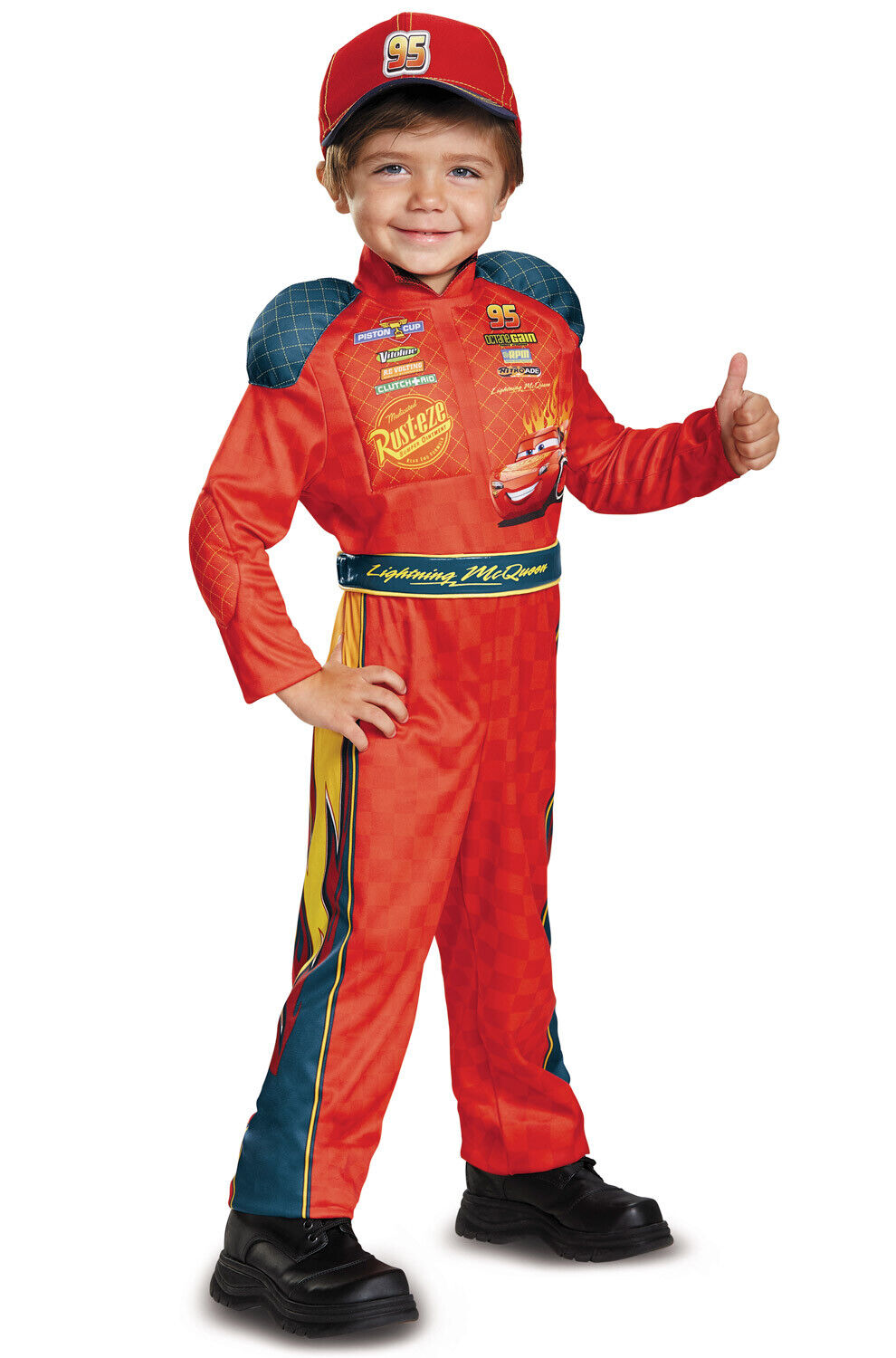 Disney Cars 3 Lightning McQueen 3D Fancy Dress Halloween Toddler Child Costume