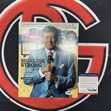 Craig Sager Autographed Sports Illustrated 8x10 PSA 