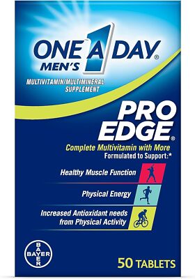 One A Day Mens Pro Edge Complete Multivitamin Tablets Vitamin A Vitamin D 50 Cnt