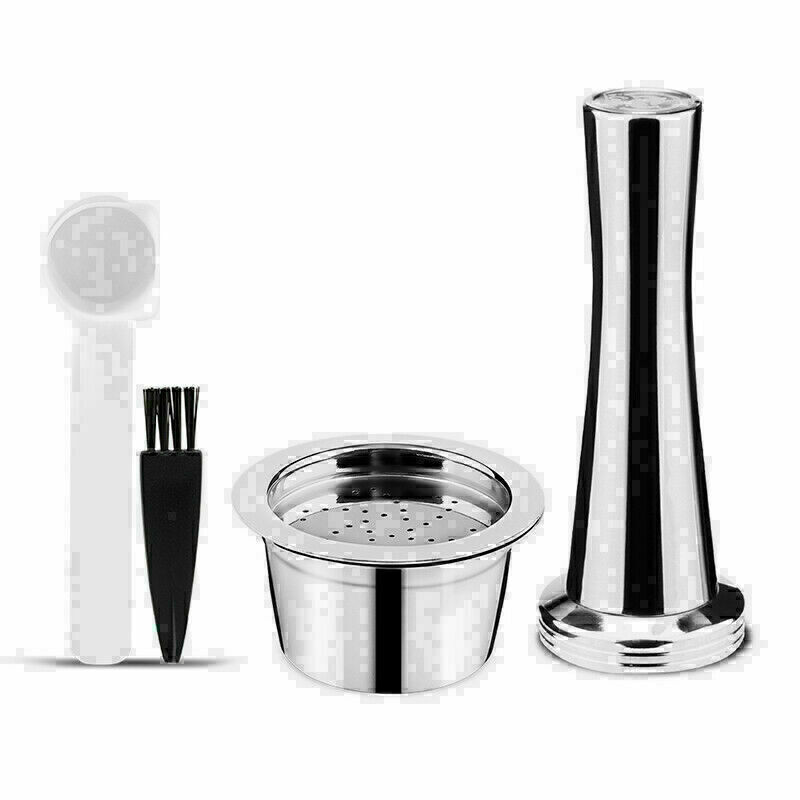Reusable Stainless Steel Coffee Shell Capsule Filter Pod Kit For K Fee