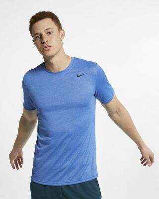 Nike Men`s Legend T-Shirt Light Game-Color: Royal HTR/Black-Pick  Size---NWT