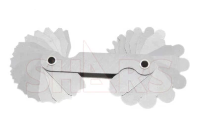 SHARS TOOL Shars 1/32 - 1/4" Radius Gage 30 Leaves Gages for Machinist New !