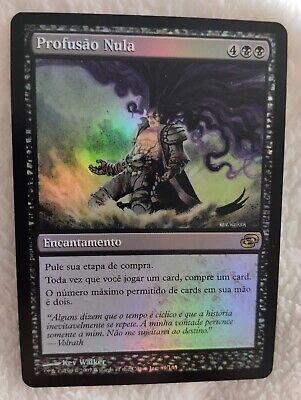 MTG NULL PROFUSION (Profusão Nula) FOIL PORTUGUESE MP Planar MTG NULL PROFUSION (Profusão Nula) FOIL PORTUGUESE MP Planar