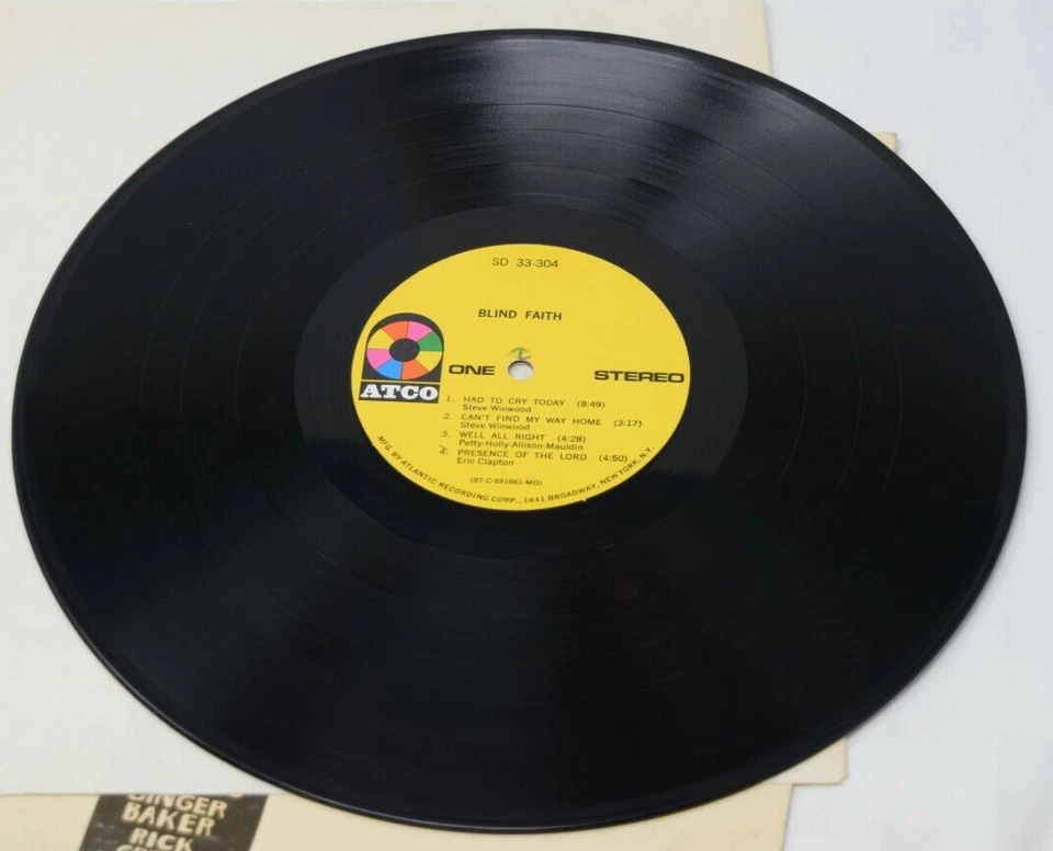 Blind Faith Self Titled Atco SD33-304B Clapton Winwood Baker Grech VG- - Image 4 of 4