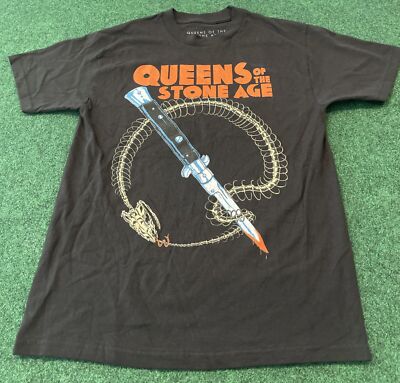 Queens Of The Stone Age 2024 Tour Shirt , Black Color Shirt  Reprint AN34808