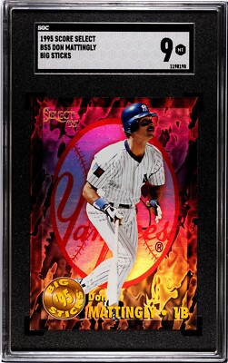 1995 Select Big Sticks Don Mattingly #BS5 NEW YORK YANKEES, RARE, Very Low Pop