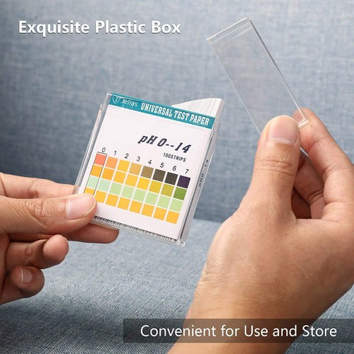 100PCS Test Strips pH 0-14 Alkaline Acid Urine Saliva Litmus Paper Kit Sticks AU - Picture 11 of 12