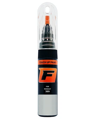 FIRANTO Stylo de Retouche pour RENAULT 389 BLANC GLACIER peinture de voiture