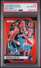 2024 Panini Prizm WNBA Napheesa Collier Red 299 PSA DNA Auto Minnesota Lynx