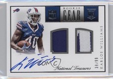 2015 Panini National Treasures 38/99 Karlos Williams #RNG-KA Auto 0f8