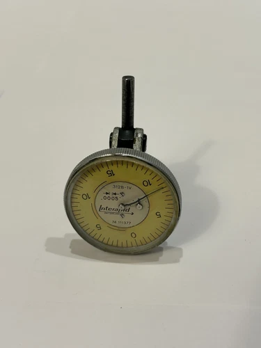 Interapid 312B-1V Vertical Dial Indicator Made In Switzerland .0005 Increments.