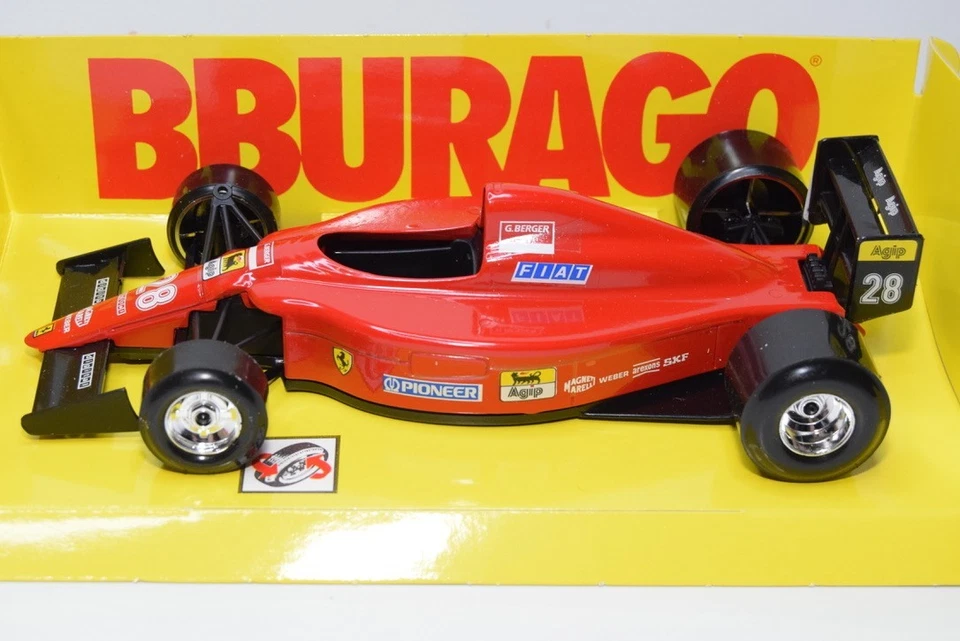 B70 1:24 BBURAGO BURAGO 6128 FERRARI 641/2 641 / 2 AUTO DA CORSA G. BERGER MIB - Immagine 3 di 4