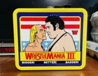 Funko WWE Wrestlemania 3 III Tin Lunch Box Hulk Hogan Andre The Giant. Mint. A+