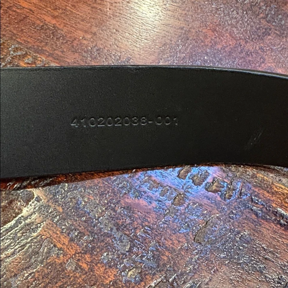 Ремень Ralph Lauren черный лакированная кожа размер большой - Изображение 3 из 4