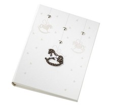 Album portafoto ACCA per bambini nascita battesimo con Cavallo a Dondolo  300B