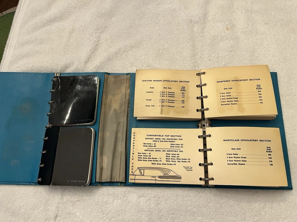 1957 Mercury Dealership Color and Upholstery Showroom Album - Image 2 of 4