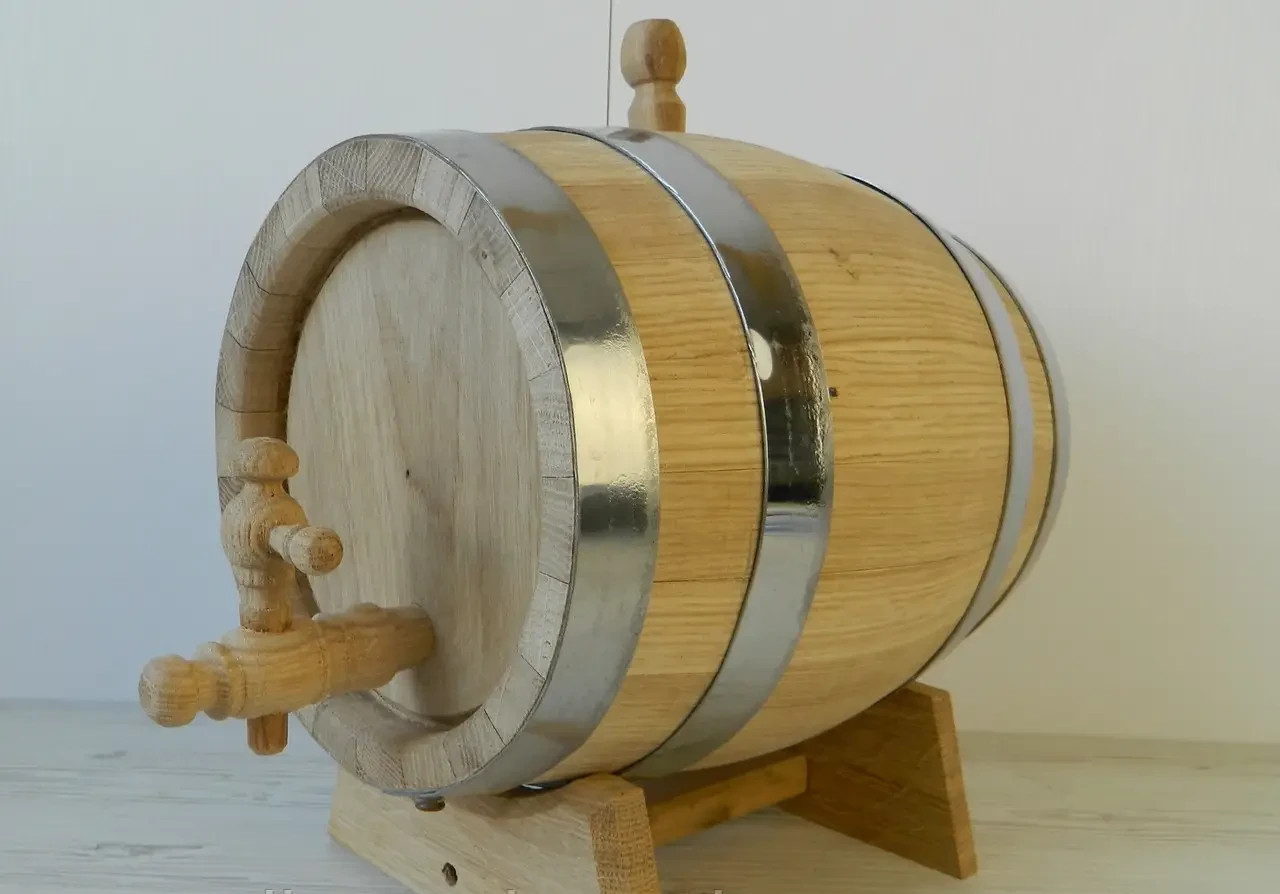 Wooden oak barrel 5l Ukraine💛💙