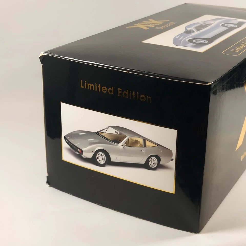 KK масштаб 1971 Ferrari 365 GTC4 металлический серебро масштаб 1/18 редкая - Изображение 2 из 4