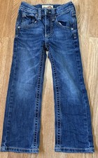 Wrangler 20X Boy's Sz 6 Slim Fit Straight Leg Adjustable Waist Mid Wash Jeans