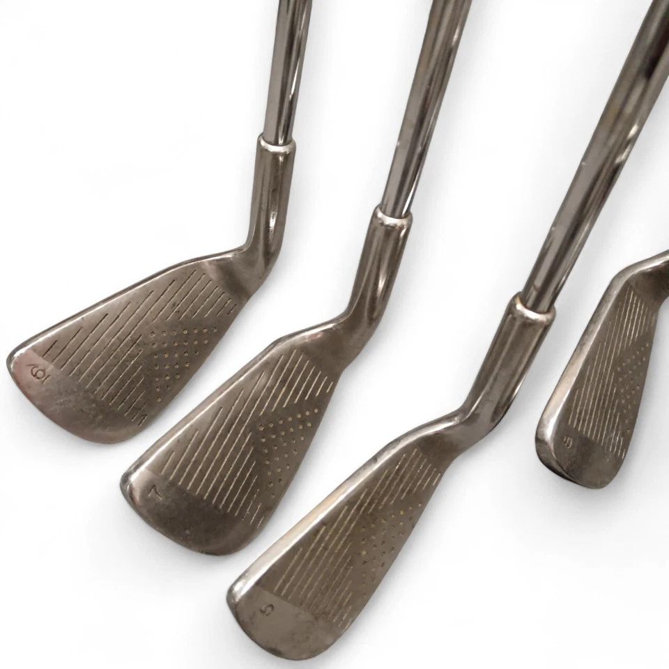 Mac Gregor Golf Clubs Used Set Of Ten Mixture  Of 8 Irons Wedges And  2 Drivers  - Image 4 of 4