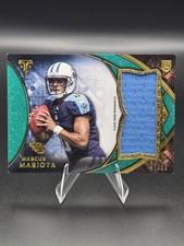 2015 Topps Triple Threads - Rookie Jumbo Relics Marcus Mariota #TTRJR-MM Emerald
