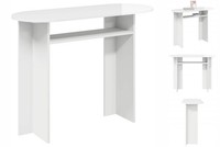 Konsolentisch Hochglanz Weiß 100X39,5X75 Cm Holzwerkstoff