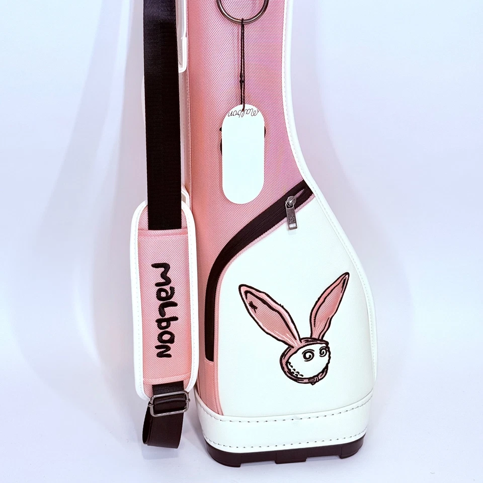 Malbon Pink Ladies Stand Half Caddy Bag | Pink Rabbit | Self-Support Design - Image 3 of 4