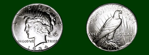 1934-P PEACE DOLLAR PREMIUM CHOICE-BU+++ RARE HIGH GRADE MS+++*MUST SEE!!