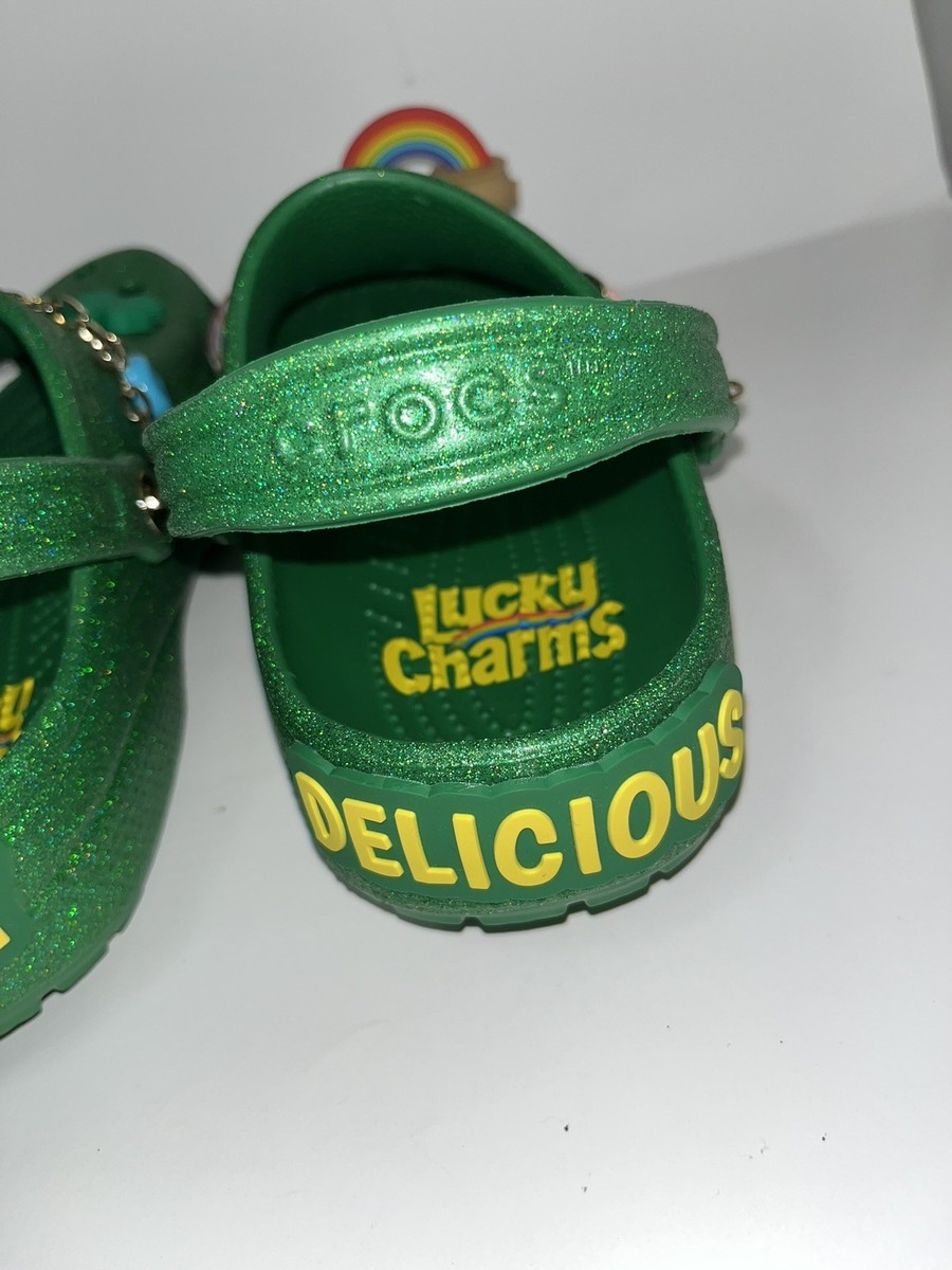 CROCS Lucky Charms (Green) Mens 11 - Includes Jibbitz  display picture 1