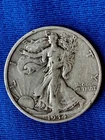 1934-S Walking Liberty Silver Half Dollar Circulated 50C Uncertified Coin (153)