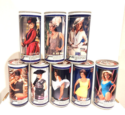 Tennent's Lager Beer 8 can set of Changing Fashions 440ml beer cans Scotland