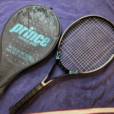 Prince Graphite Sport Oversized Advantage Tennis Racquet w/cover Gray/Teal 4 1/4