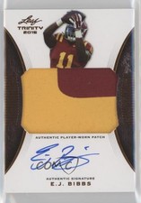 2015 Leaf Trinity Patch Signatures Bronze EJ Bibbs #PA-EJB Patch Auto 0b2