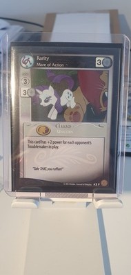 RARITY MARE OF ACTION MY LITTLE PONY ENTERPLAY CELESTIAL SOLSTICE #3F VINTAGE NM