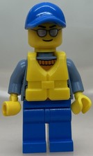 LEGO ®-Minifigur Coast Guard City Rescue Boat Pilot Set 60168 Sailboat - cty0824