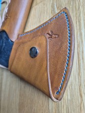 Leather sheath & overstrike for Gransfors Bruk Scandinavian Forest Ax e 