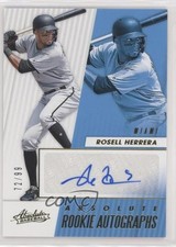 2019 Panini Chronicles Absolute Rookie Gold 72/99 Rosell Herrera Auto 0a7