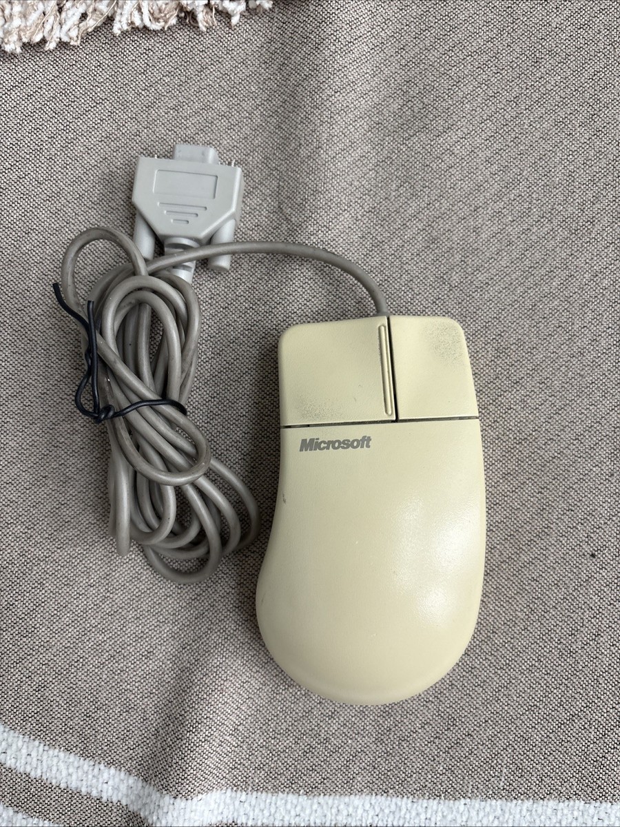 Microsoft Vintage Serial Mouse 2.0A Genuine Rare, 00413829 | eBay
