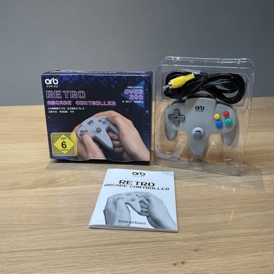 Orb - Retro Arcade Game Controler   inkl. 200 x 8Bit Spiele - Anschluß an TV